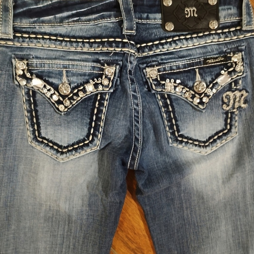 Miss Me Embellished Blue Women's Jeans